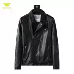 veste en cuir armani homme slim chaud 2020 nouveau many zipper eagle